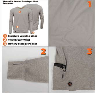 Mobile Warming Men's Thermick 2.0 Baselayer Shirt