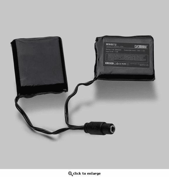 Mobile Warming Powersheer 7.4V 2-in-1 Glove Battery - 2 Pack