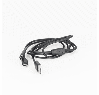 Mobile Warming USB to USB-C Split 1M Cable Polybag - Black