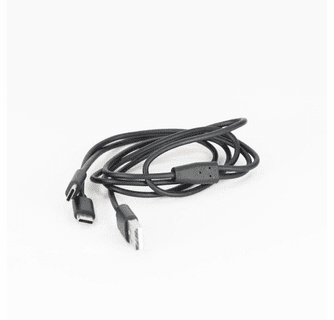 Mobile Warming USB to USB-C Split 1M Cable Polybag - Black