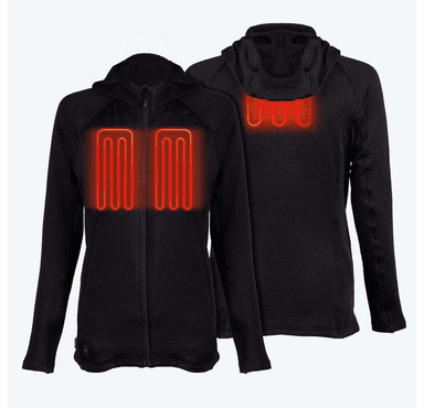 Mobile Warming Women's Element Mid-Layer Full Zip Heated Hoodie