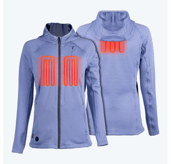 Mobile Warming Women's Element Mid-Layer Full Zip Heated Hoodie