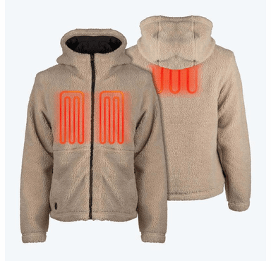 Mobile Warming Women's Upland Full Zip Sherpa Heated Hoodie