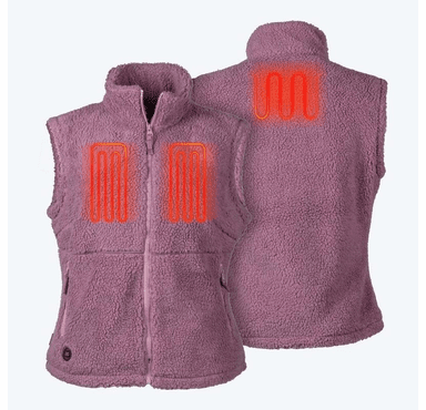 Mobile Warming Women's Upland Sherpa Heated Vest