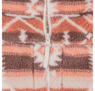 Mobile Warming Women's Upland Sherpa Printed Long Heated Jacket