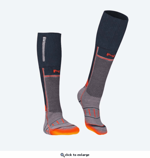 Mobile Warming Wool Blend Heated Socks