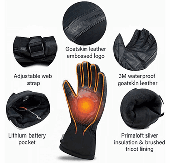 Mount Tec Explorer 3 Heated Performance Winter Gloves