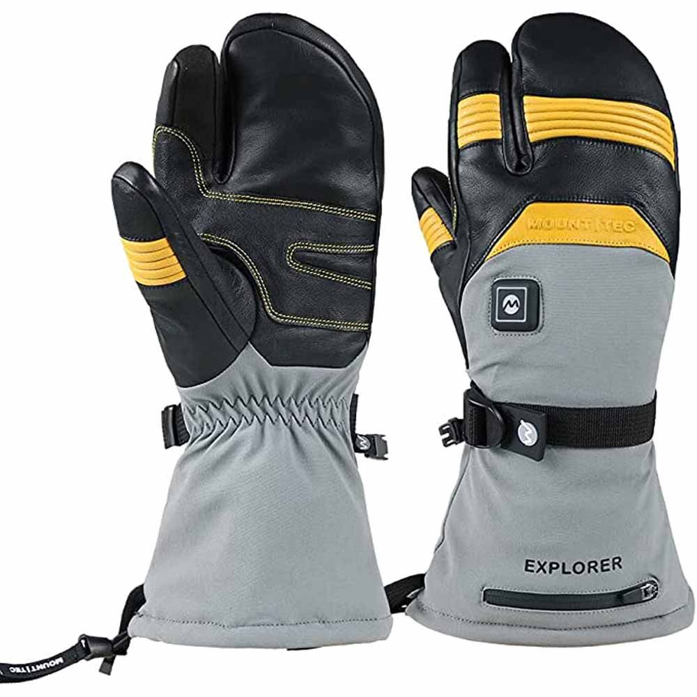 Mount Tec Explorer 5 Heated Performance 3 Finger Ski Gloves My Cooling Store