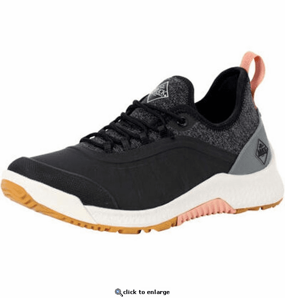 Muck Women's Outscape Lace Up Shoes - Black/Muted Clay