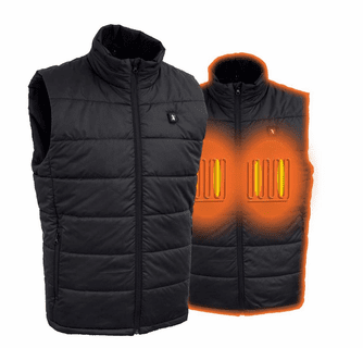 NexGen Heat Men's 'Puffed' Textile Heated Vest