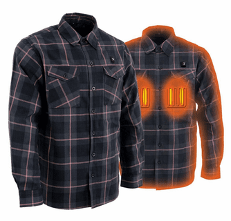 NexGen Heat Men's 'Riffraff' Flannel Long Sleeve Heated Shirt