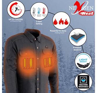 NexGen Heat Men's 'Scorcher' Classic Denim Heated Jacket