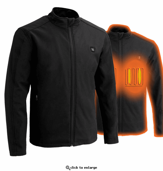 Nexgen Heat Men's Soft Shell Heated Jacket with Battery Pack
