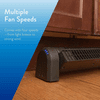 O2 Cool Treva Body Breeze Rechargeable Personal Fan with Wide Cooling Reach - Black