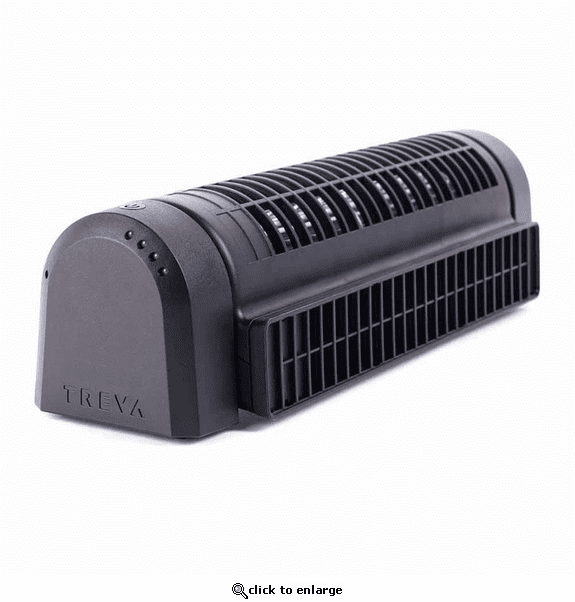 O2 Cool Treva Body Breeze Rechargeable Personal Fan with Wide Cooling Reach - Black