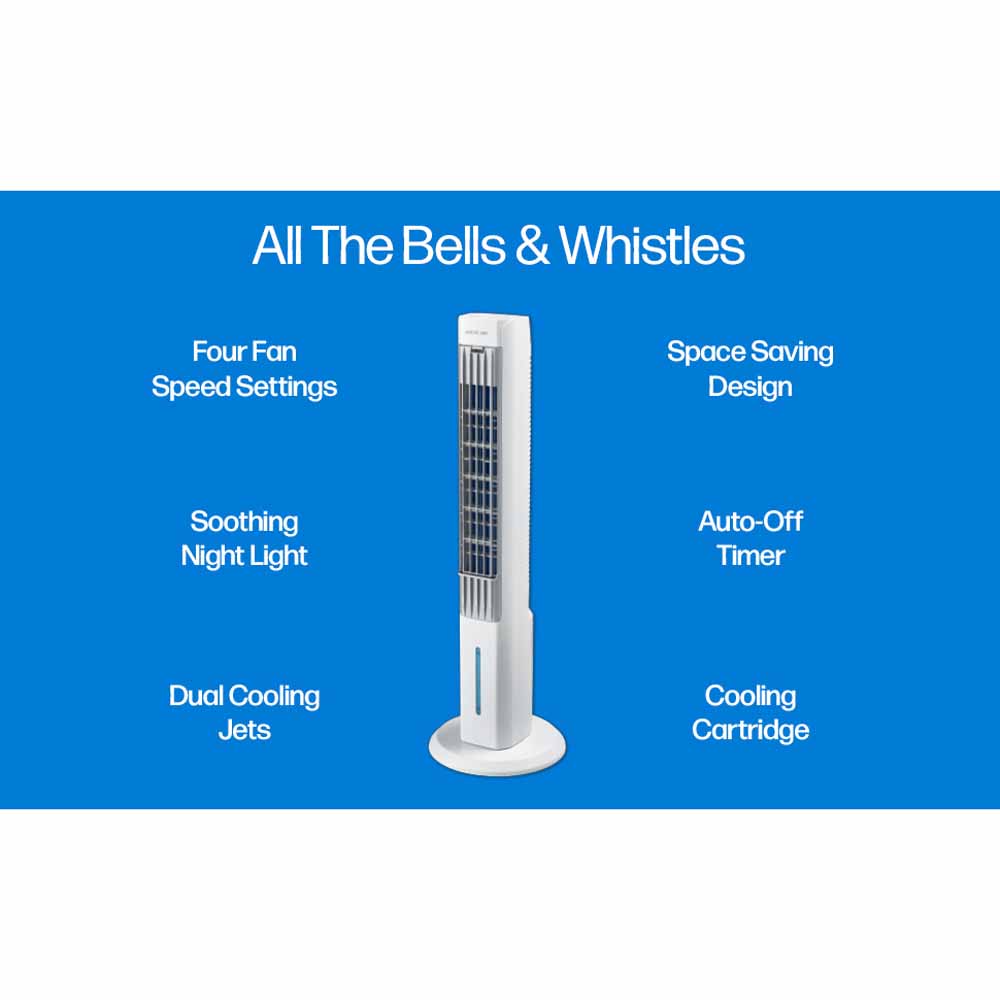 Ontel Arctic Air Tower Plus Indoor Evaporative Cooler My Cooling Store