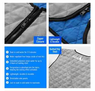 Open Box AlphaCool Evaporative Cooling Vest