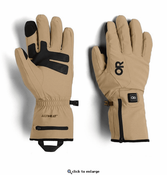 Outdoor Research Men's Sureshot Heated Softshell Gloves