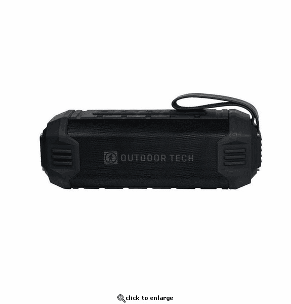 Outdoor Tech Bullfrog Rugged Bluetooth Speaker with 4000 mAh Power Bank - Black