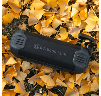 Outdoor Tech Bullfrog Rugged Bluetooth Speaker with 4000 mAh Power Bank - Black