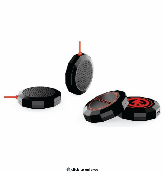 Outdoor Tech Universal Bluetooth Helmet Audio Device - Black/Red