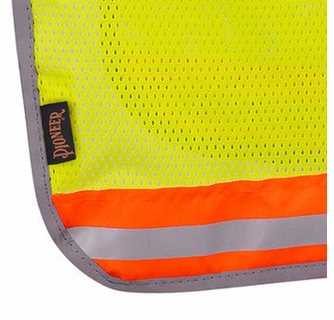 Pioneer Foldable Hard Hat Sunshade - Hi-Vis Yellow/Green