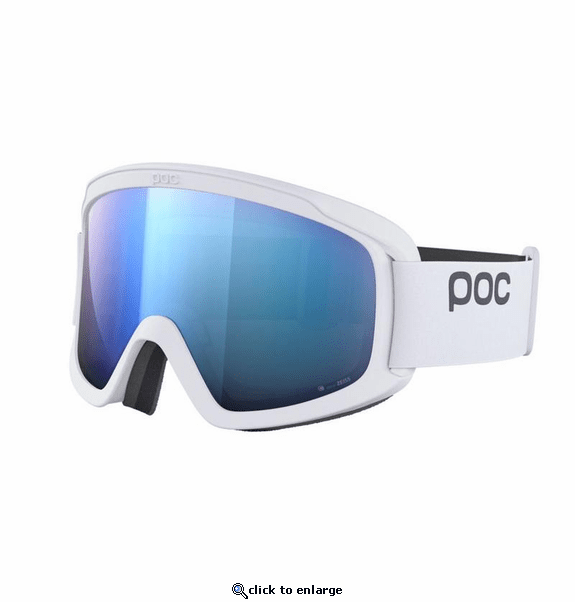 POC Opsin Ski Goggles Partly Sunny Blue Lens - Hydrogen White Frame