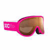 POC POCito Retina Kid's Ski Goggles Partly Sunny Light Orange Lens - Fluorescent Pink Frame