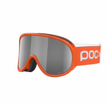 POC POCito Retina Kid's Ski Goggles Partly Sunny Silver Lens - Fluorescent Orange Frame
