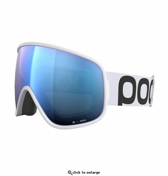 POC Vitrea Ski Goggles Partly Sunny Blue Lens - Hydrogen White Frame