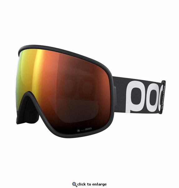 POC Vitrea Ski Goggles Partly Sunny Orange Lens - Uranium Black Frame