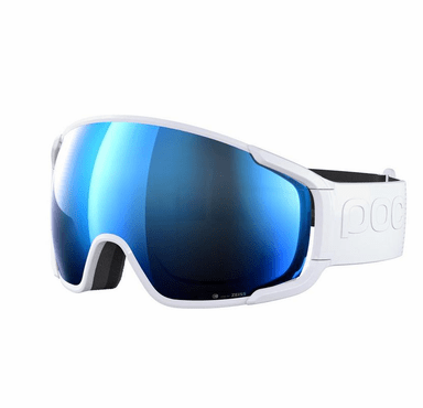 POC Zonula Ski Goggles Partly Sunny Blue Lens - Hydrogen White Frame