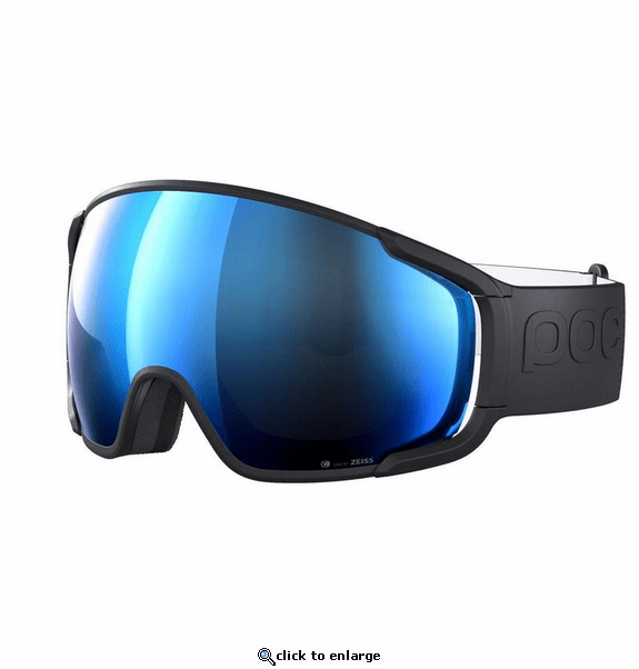 POC Zonula Ski Goggles Partly Sunny Blue Lens - Uranium Black Frame