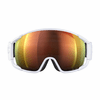 POC Zonula Ski Goggles Partly Sunny Orange Lens - Hydrogen White Frame
