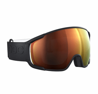 POC Zonula Ski Goggles Partly Sunny Orange Lens - Uranium Black Frame