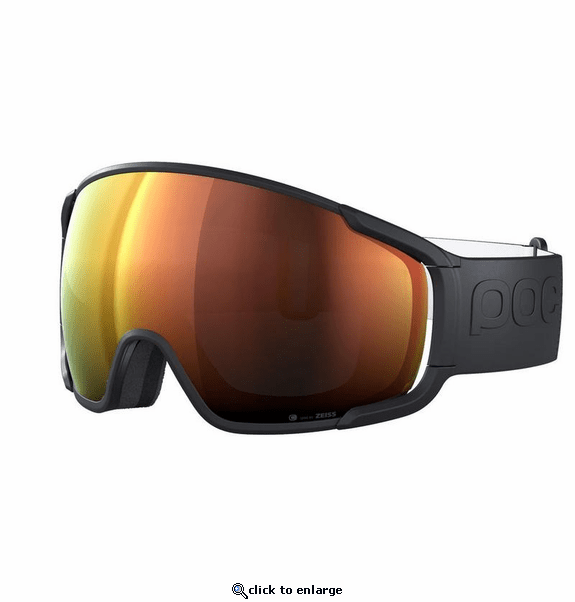 POC Zonula Ski Goggles Partly Sunny Orange Lens - Uranium Black Frame