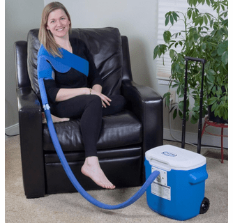 Polar Products Active Ice 3.0 Broad Coverage Shoulder and Upper Arm Cold Therapy System, 16-Quart Cooling Reservoir