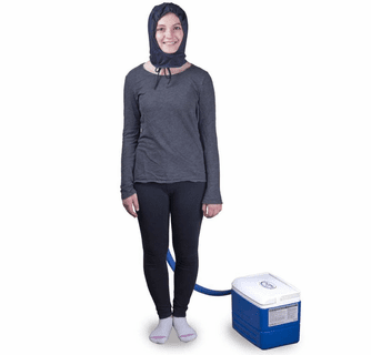Polar Products Active Ice 3.0 Cold Therapy Head Cap System with Programmable Digital Timer, 9 Quart Cooling Reservoir