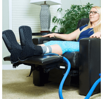 Polar Products Active Ice 3.0 Double Foot Pad Cold Therapy System with Programmable Digital Timer, 9 Quart Cooling Reservoir