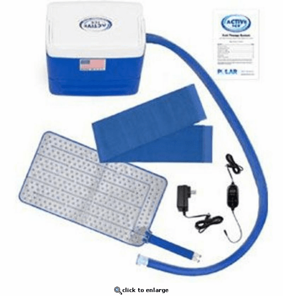 Polar Products Active Ice 3.0 Extended Coverage Back and Limb Cold Therapy System, 9-Quart Cooling Reservoir