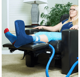 Polar Products Active Ice 3.0 Full Coverage Cold Therapy Foot & Ankle Pad with Detached Belts