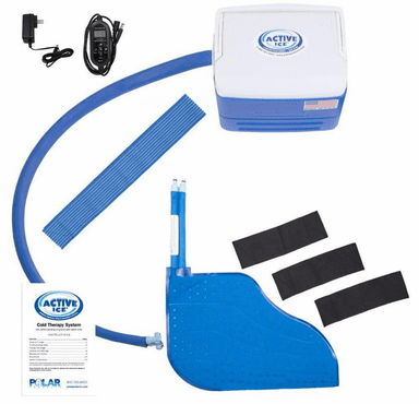 Polar Products Active Ice 3.0 Large Foot and Ankle Cold Therapy System, 9-Quart Cooling Reservoir