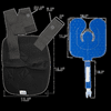 Polar Products Active Ice 3.0 Targeted Coverage Shoulder Cold Therapy System with Compression Wrap, 9-Quart Cooling Reservoir