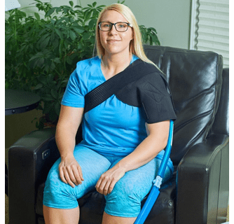 Polar Products Active Ice 3.0 Targeted Coverage Shoulder Cold Therapy System with Compression Wrap, 9-Quart Cooling Reservoir