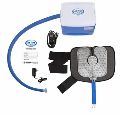 Polar Products Active Ice 3.0 Targeted Coverage Shoulder Cold Therapy System with Compression Wrap, 9-Quart Cooling Reservoir