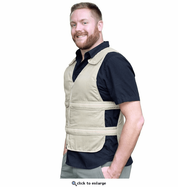 Polar Products Kool Max Adjustable Front Zipper Cooling Vest for Size L/XL