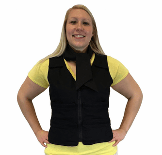 Polar Products Kool Max Adjustable Front Zipper Cooling Vest for Size M/L