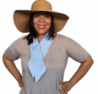 Polar Products Kool Max Deluxe Cooling Neck Wrap with One 3" X 18" Kool Max Cooling Pack