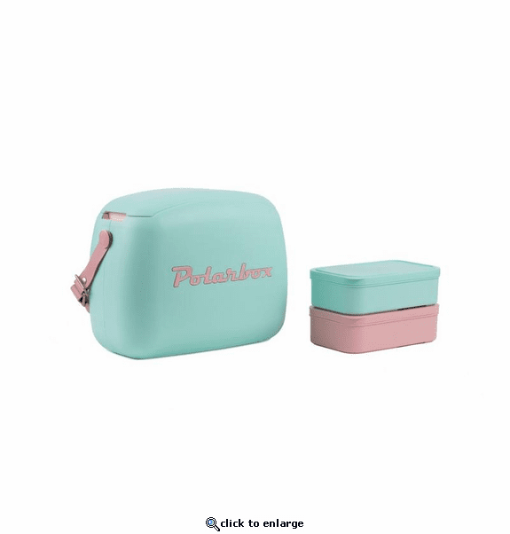 Polarbox Summer Cooler Bag - Cyan/Rose