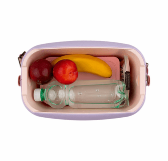 Polarbox Summer Cooler Bag - Lilac/Yellow